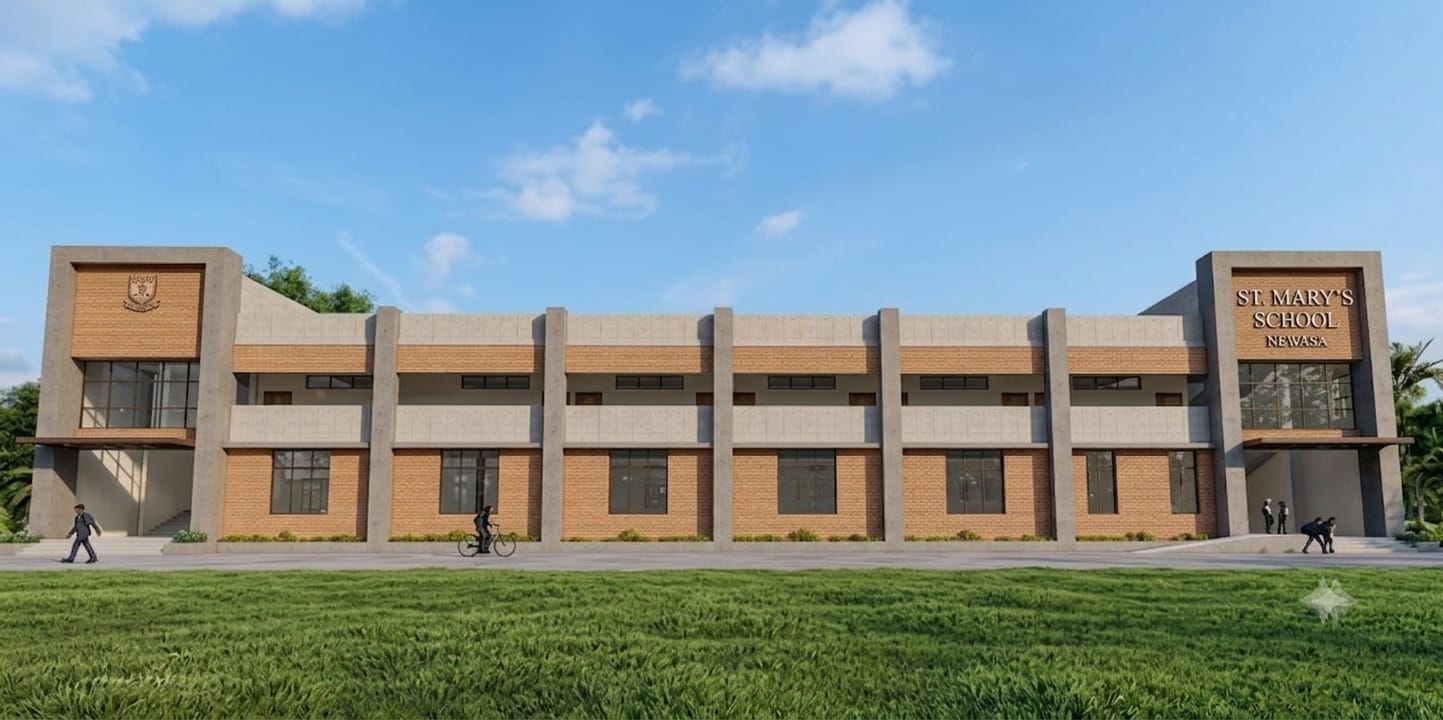 New School Building Under Construction